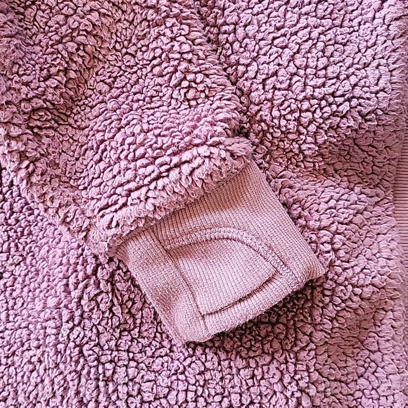 Athleta Girl Sherpa Hoodie, Purple - Picture 3 of 6